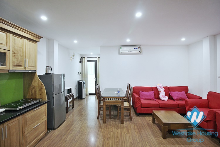 A furnished one bedroom apartment for rent in Tu Hoa st, Tay Ho